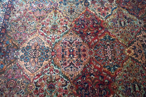 KARASTAN RUG MULTICOLOR PANEL KIRMAN #717 8'8"x12' - Picture 12 of 17