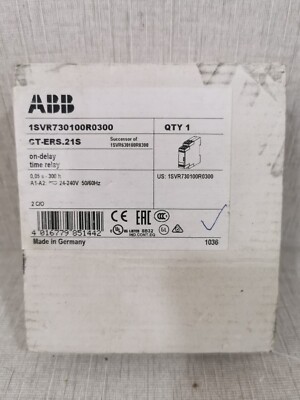 ABB CT-ERS.21S TIME RELAY 1SVR730100R0300
