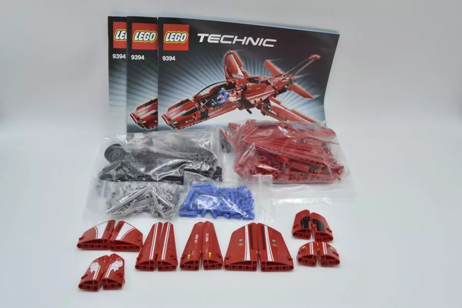 Lego Set 9394 Technic Jet Plane With Ba Airport Instruction eBay