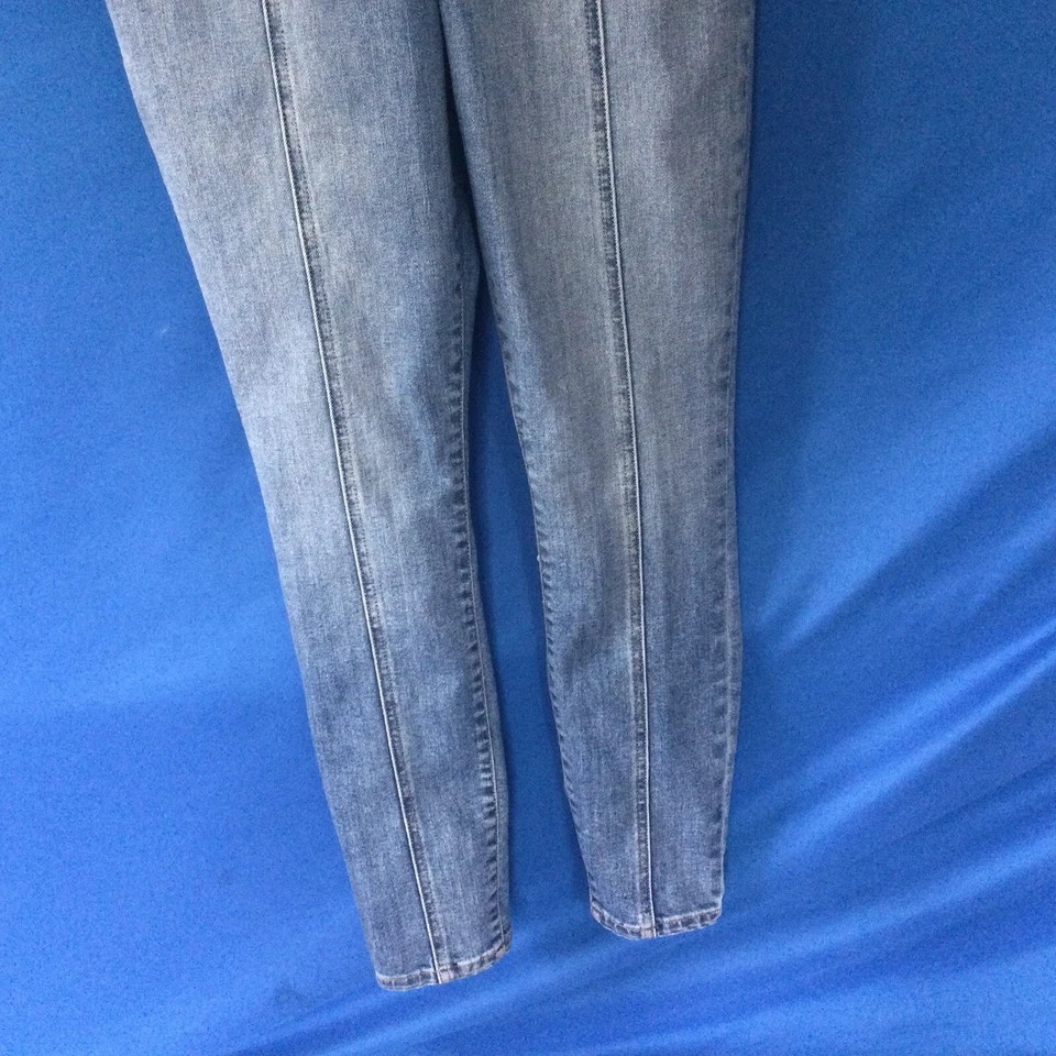 Mono Guess Sexy Pequeño 26" Cintura Elastizada Gene Indigon Denim Envío Rápido a EE. UU. Foto 4 de 4