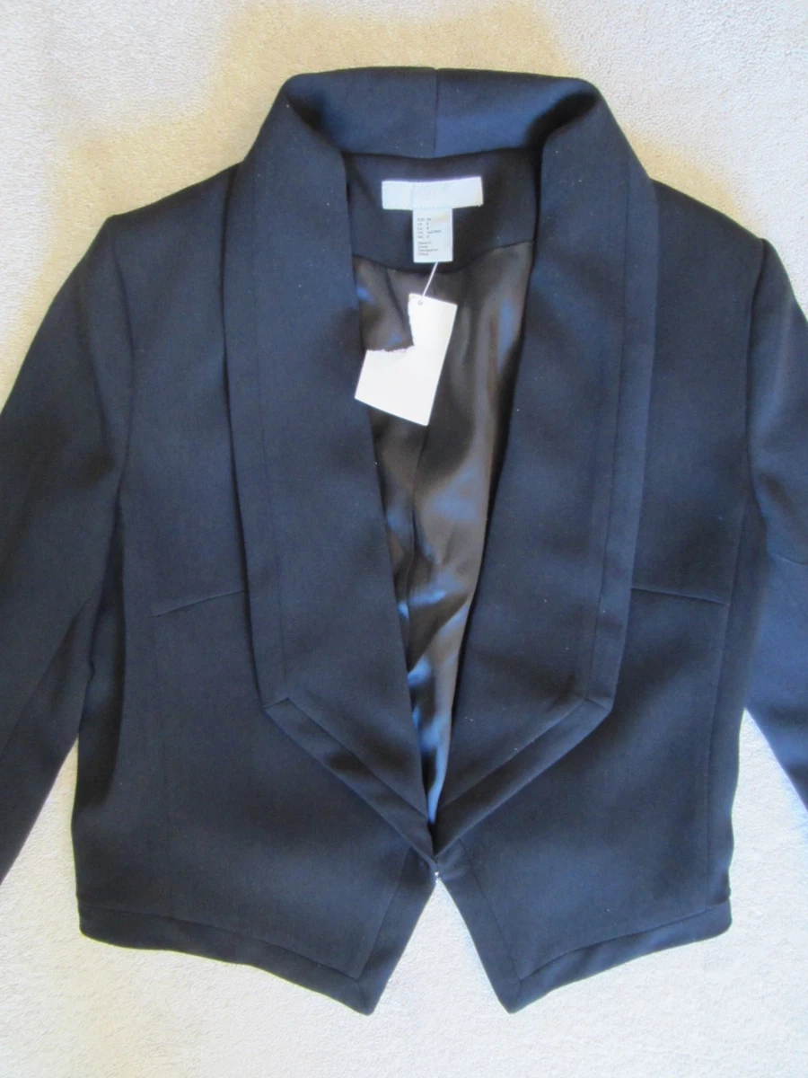 H&m black shop blazer