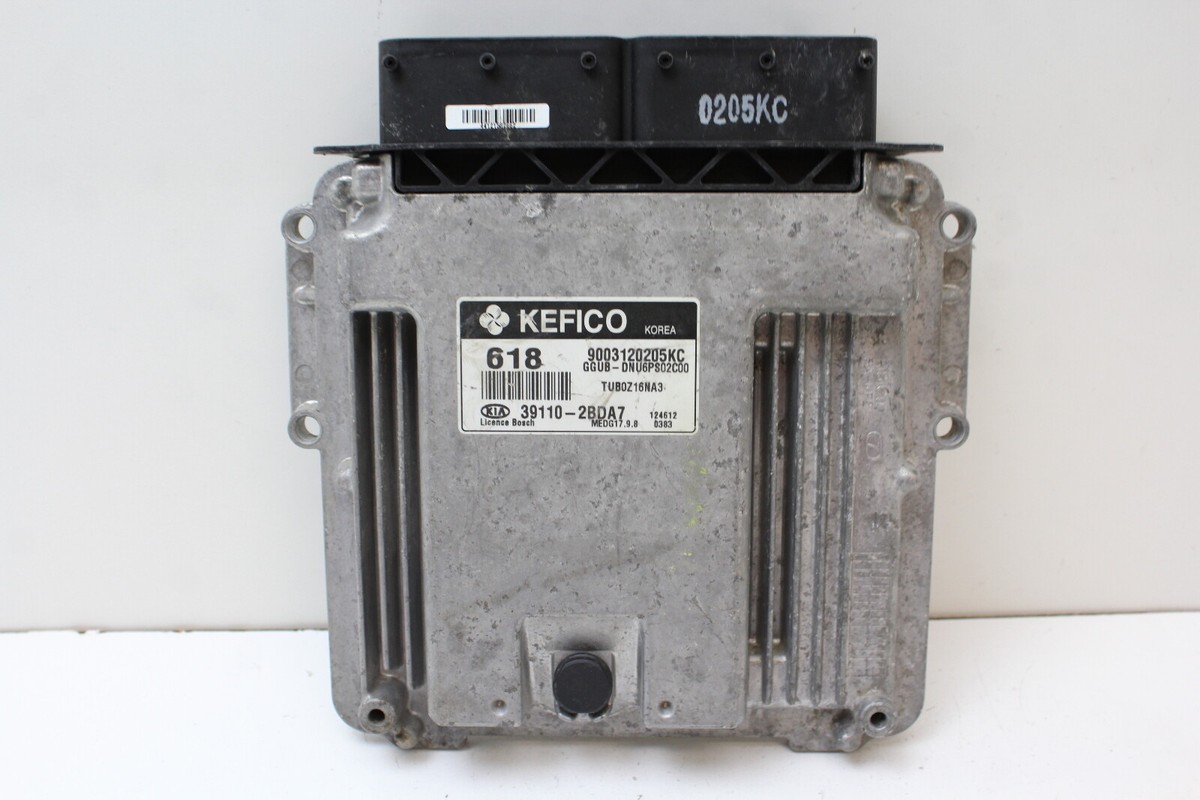 12-13 Rio 39110-2BDA7 Computer Brain Engine Control ECU ECM EBX