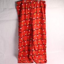 # Followme Noël Rouge Clair Polaire Pyjama Pantalon Femmes Taille 1X