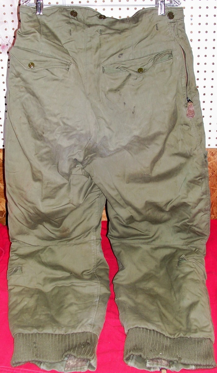 WWII Flight Trousers US Army Air Force B-17 Bomber Pants WWII Flight Trousers US Army Air Force B-17 Bomber Pants