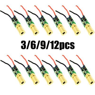 3/6/9/12Pcs Mini Green Laser Light 515nm 520nm 5mw Green Laser Diode Dot Module