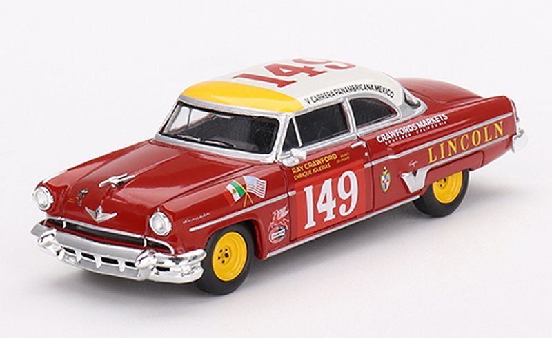 LINCOLN Capri - #149 Carrera Panamericana - 1954 - Winner - Mini