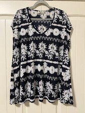 Show Me Your Mumu Em Mini Dress Blue White Floral Size M