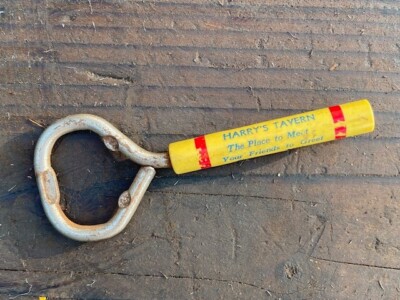 Vintage Harry's Tavern Advertising Bottle Opener Pigeon, MI Michigan