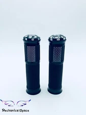 Motorcycle 7/8" Hand Grips Handlebar Rubber Gel For YAMAHA YZF 600 R1 R1M R6 R6S