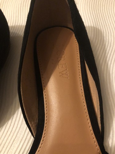 Damen J.Crew schwarzes Wildleder Größe 6,5 - Bild 3 von 6