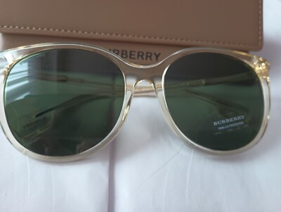 Burberry Gold/Nova check Sunglasses Burberry Sunglasses Black and Gold Nova Check B4220 – Occhi  main image 3