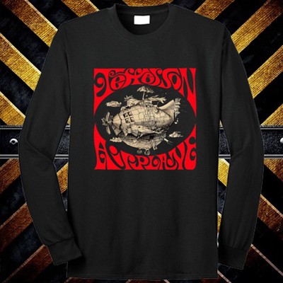 New Jefferson Airplane Rock Band Legend Men/'s Black T-Shirt Size S to 3XL
