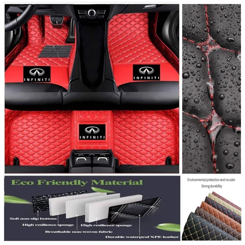 For INFINITI Q50 Q60 Q70 All Models Car Floor Mats Custom Waterproof Carpets - Bild 17 von 47