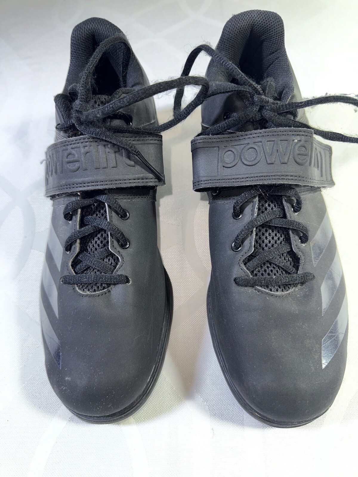 SAOLA Adidas Uomo 10.5 Powerlift 3.1 AC7474 Nero Scarpe Casual Sneakers EUC 10 1 2