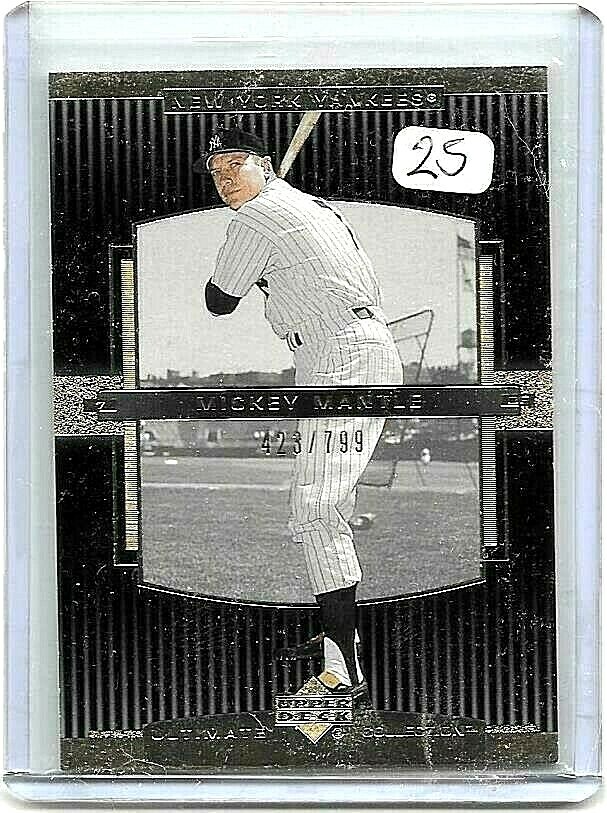 筒美京平 History Ultimate Collection 2002 Upper Deck Ultimate Collection - Mickey Mantle #42 /799