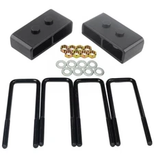 1.5" Rear Steel Lift Blocks Leveling Lift Kit 2004-2020 for Ford F150 Black