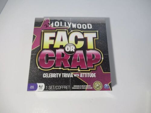 Hollywood Fact or Crap Game Celebrity Trivia With Attitude New Sealed - Picture 1 of 8