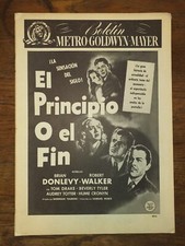 The Beginning or the End, Brian Donlevy, Audrey Totter, Great Pressbook #785