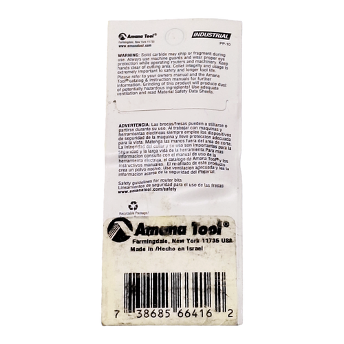 Amana Tool RCK-416 Coltello da incisione inserto punto carburo solido rotondo oltre 1/8 - Foto 8 di 8