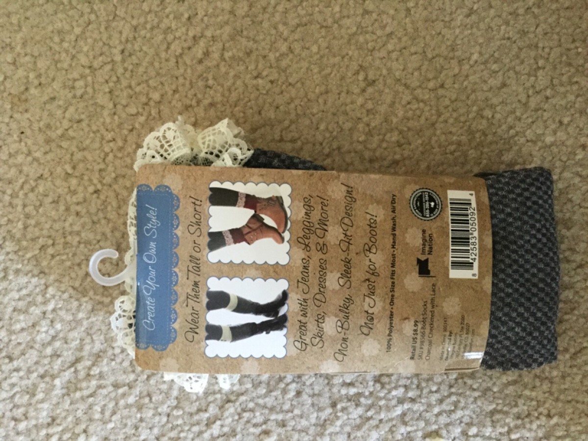 Sofia Vitali Boot Socks One Size Fits Most 100% Polyester Gray