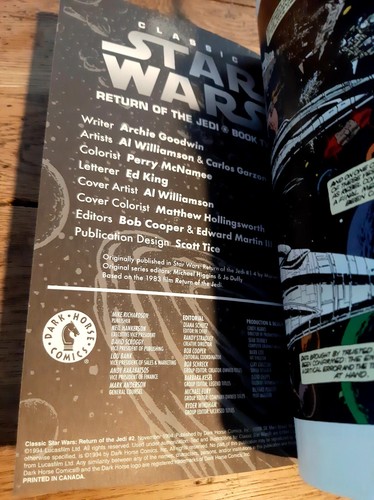 Classic Star Wars: Return of the Jedi #2 1994 dark horse comics - Picture 14 of 15