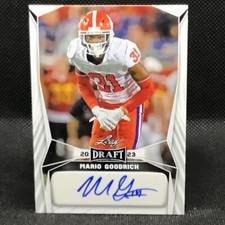 MARIO GOODRICH 2023 Leaf Draft AUTO RC  #BA-MG2 Clemson Eagles