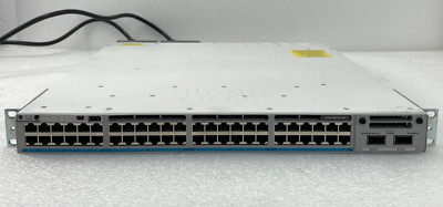 Cisco C9300-48UN 48-Port UPOE SWITCH w/ DUAL PSU & C9300-NM-2Q MODULE, NICE DEAL