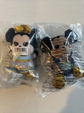 Disney World 50th Anniversary Wishables Mickey Mouse  Minnie Plush Set - NEW