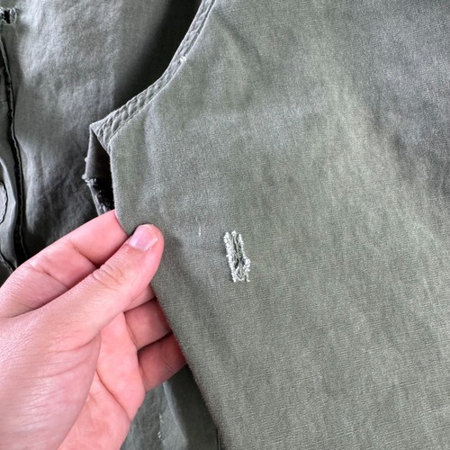 Pantalone militare vintage uomo grande 36x29 Vietnam fatica giungla anni 60 1967 ripstop - Foto 9 di 20