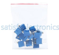 15PCS 15 Values 3296 Trimmer Trim Pot Variable Resistors Potentiometers Kits