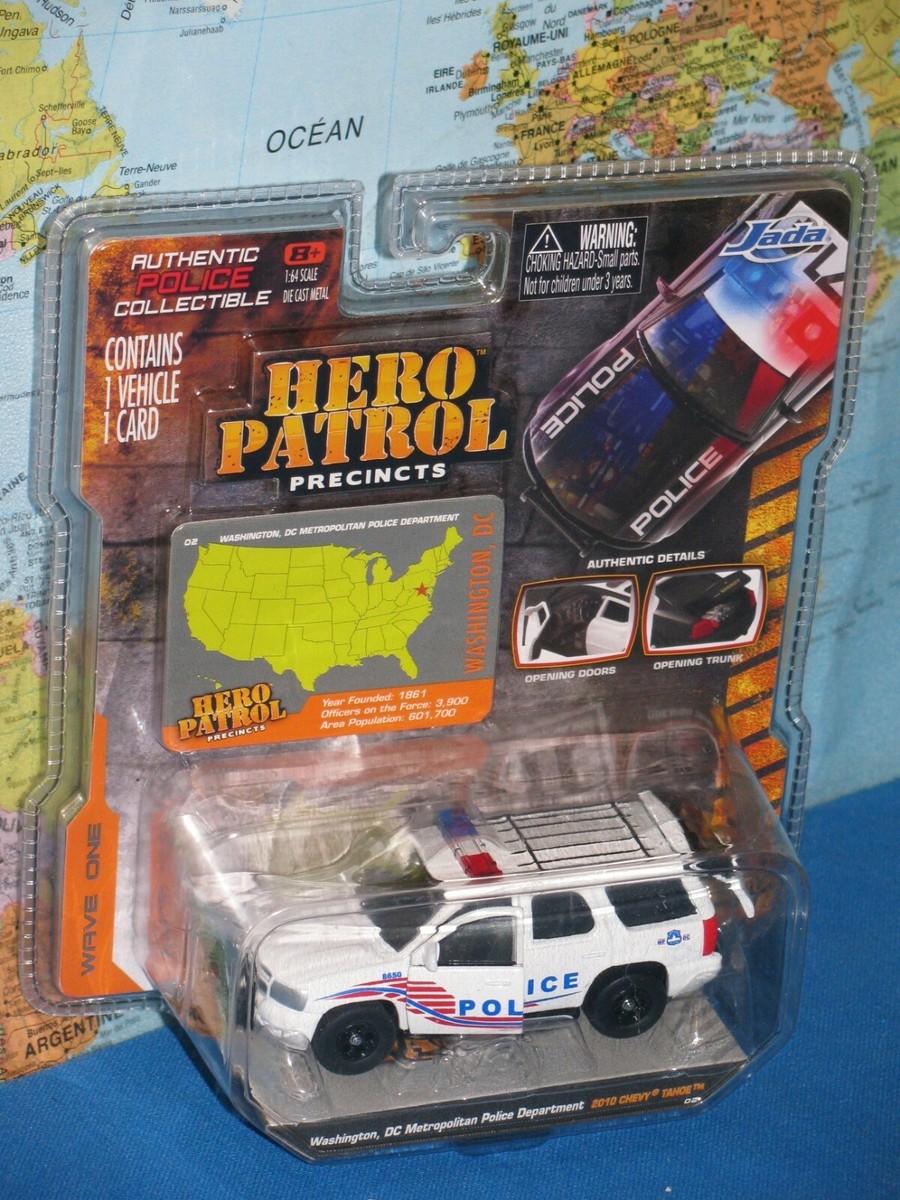 Jada 1/24 HERO PATROL 2010 シェビー タホ 未開封 JADA HERO PATROL WASHINGTON DC METROPOLITAN POLICE DEPARTMENT 2010