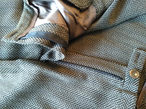 Madeleine elegante Hose 100% Schurwolle dez. Fischgrät GR.48 - Bild 4 von 8