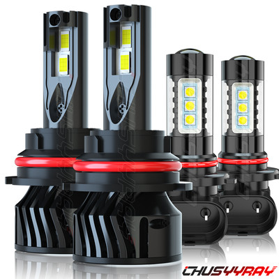 For Ford F150 1999-2003 Combo 9007 LED Headlight+9145 Fog Light Bulbs combo