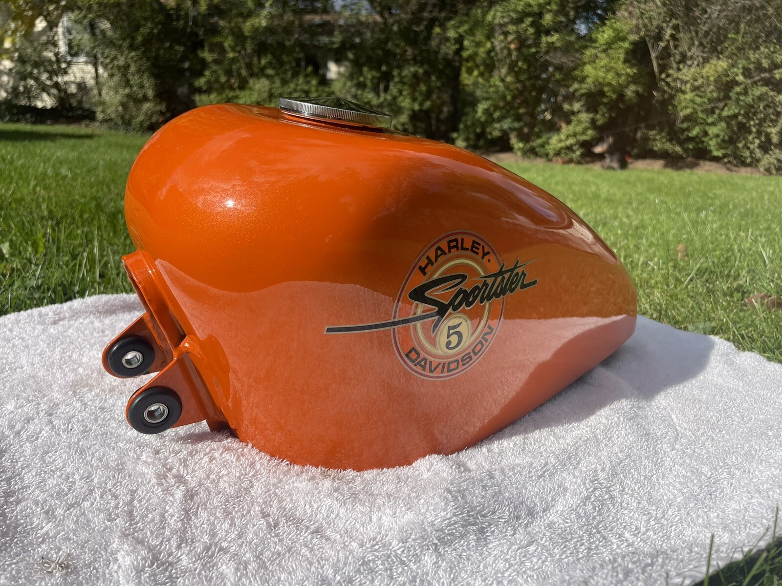 Harley Davidson 2.2 Gallon Peanut Gas Tank eBay