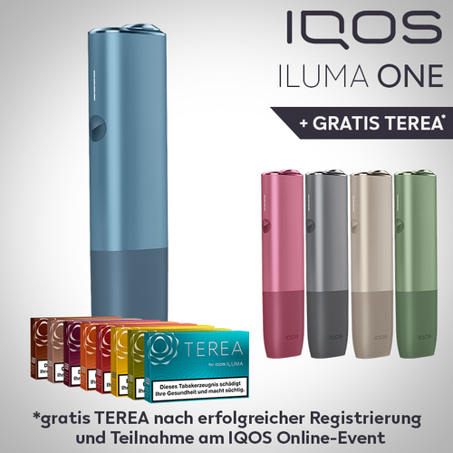 IQOS ONE STARTERKIT iluma  FREE TEREA ACCORDING TO REG. MISCELLANEOUS COLORS