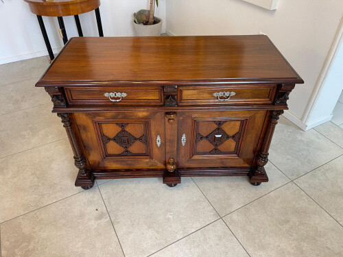 Sale Restaurierte Säulenanrichte Gründerzeit Anrichte Schrank Antiquität G1314 - Bild 8 von 11