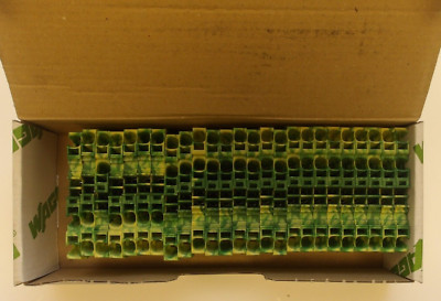 WAGO P/N: 2006-1307 TERMINAL BLOCK 3-CONDUCTOR 6MM FOR DIN RAIL MOUNT GROUND