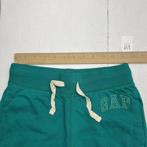 Gap Jade Green Logo Joggers Girls Size Large NEW - Picture 5 of 6