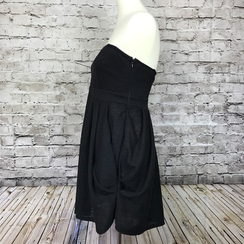 NEW Free People Women's Strapless Black Dress Size 8 FREE SHIPPING - Picture 4 of 7