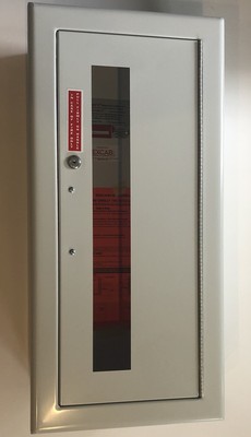 Larsen Flame Shield Fire Rated Extinguisher Cabinet.  No Glass