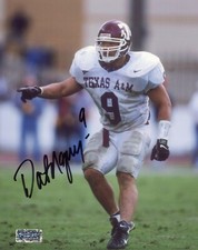 DAT NGUYEN AUTOGRAPHED SIGNED TEXAS A&M AGGIES 8x10 PHOTO COA