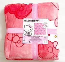 Hello Kitty Pink Bows Folded Blanket Full/Queen