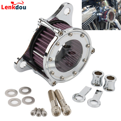 For Harley Sportster XL1200 XL883 1991-2023 Mini Clear Air Cleaner Intake Filter