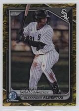 2024 Bowman Draft Yellow Lunar Crater Refractor /75 Alexander Albertus 8d2