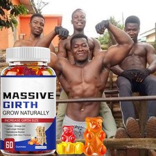 Male Enhancement Gummies Booster & Thicker Last Longer Stronger Bigger 60 Gummy