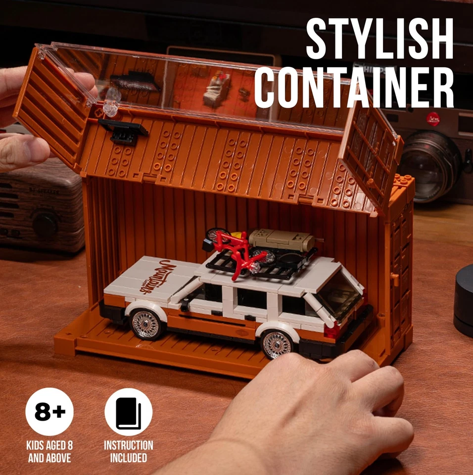 Kit de bloques de construcción para auto cámper dOMOb Quantum – Juego de bloques de construcción de 457 piezas Foto 3 de 4