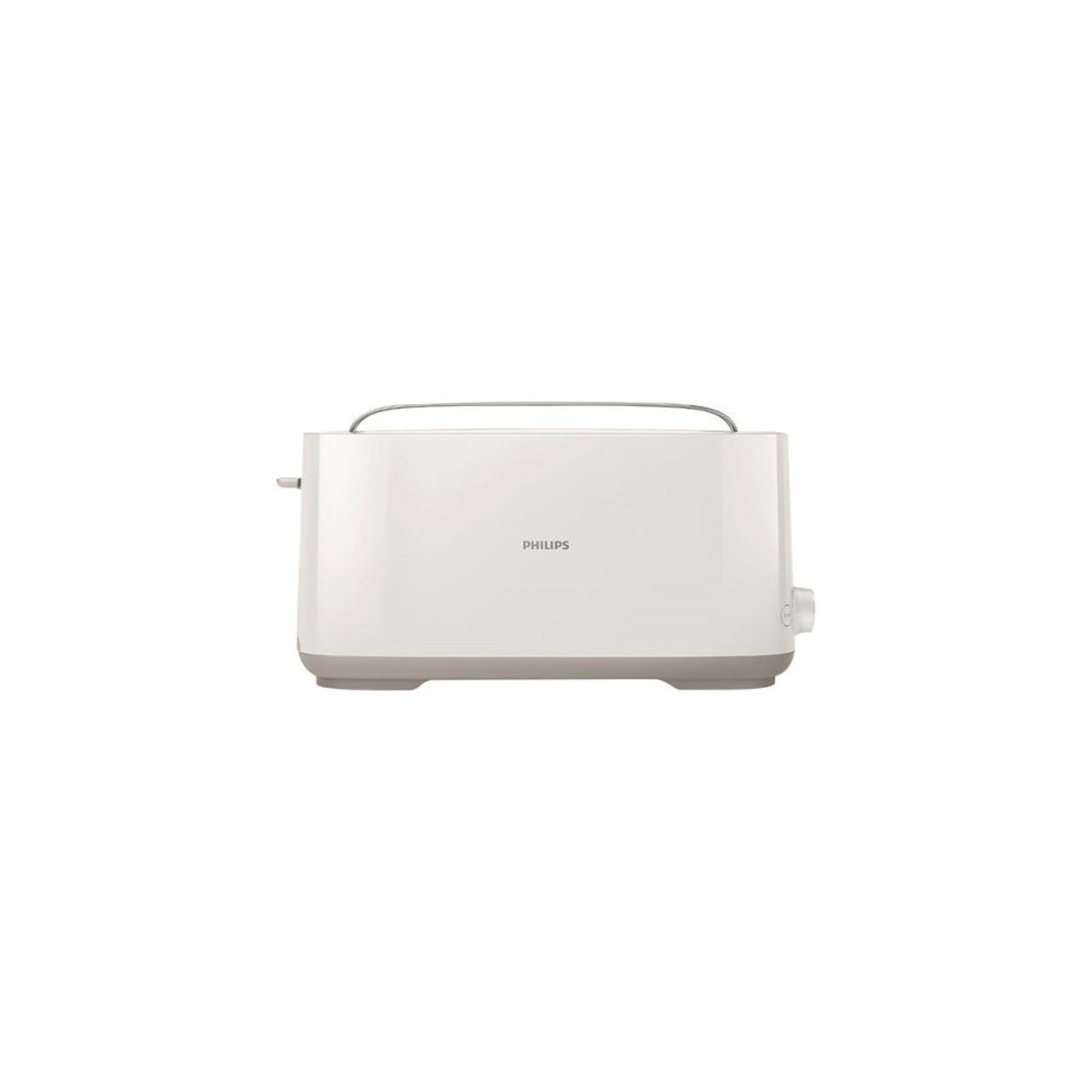 PHILIPS Grille-Pain 1 fente blanche 1030W avec 8 niveaux et mode de décongélation rapide