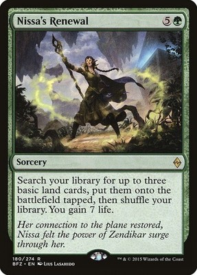 MTG - Nissa's Renewal (180)