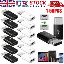 Micro USB Female to Type C Male Converter USB-C Adapter Converter Connector Lot