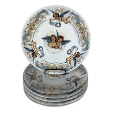 Tienshan Fine China Rafaels Angel 10 1/2” Dinner Plates Set Of 6